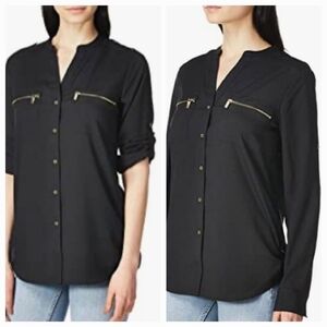 CK Black Long Sleeve Buttonup